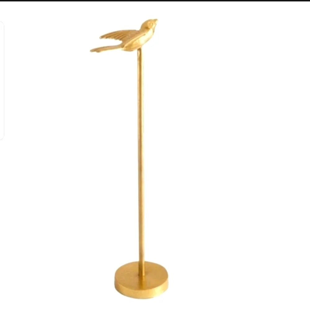 Pier 1 Gold Bird Sculpture - Large NWT